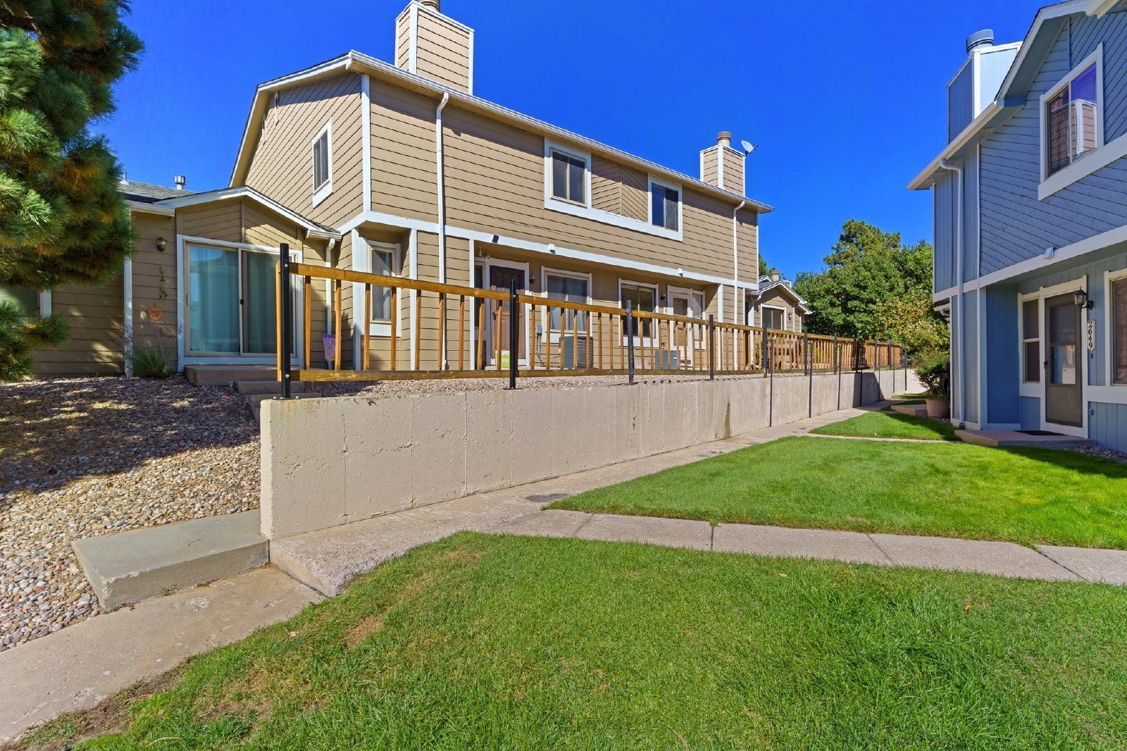 Freshly Painted 2-Bedroom Townhome with Fireplace, Hardwood Floors, and Central A/C Near Peterson SFB property image