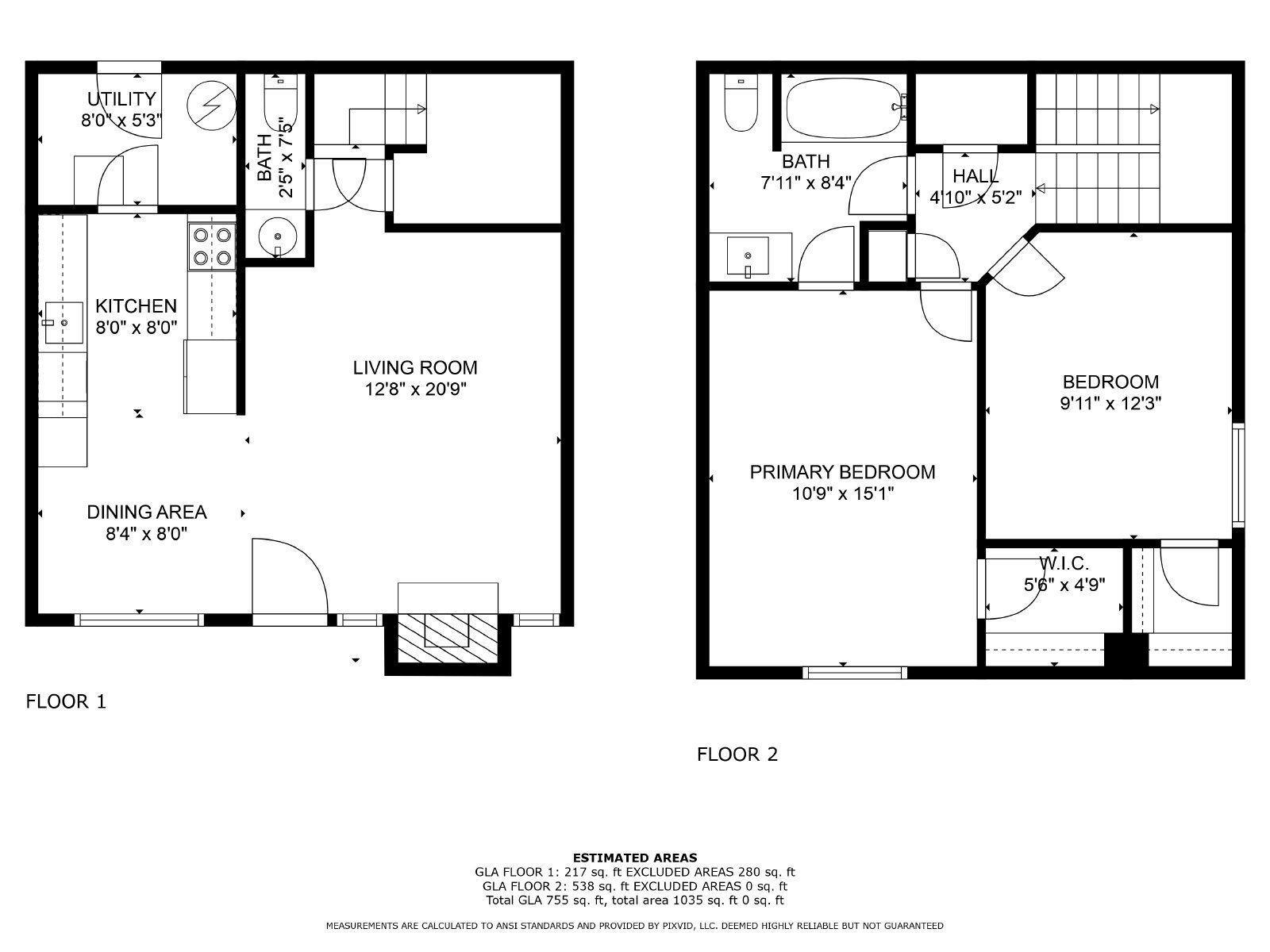 Freshly Painted 2-Bedroom Townhome with Fireplace, Hardwood Floors, and Central A/C Near Peterson SFB property image