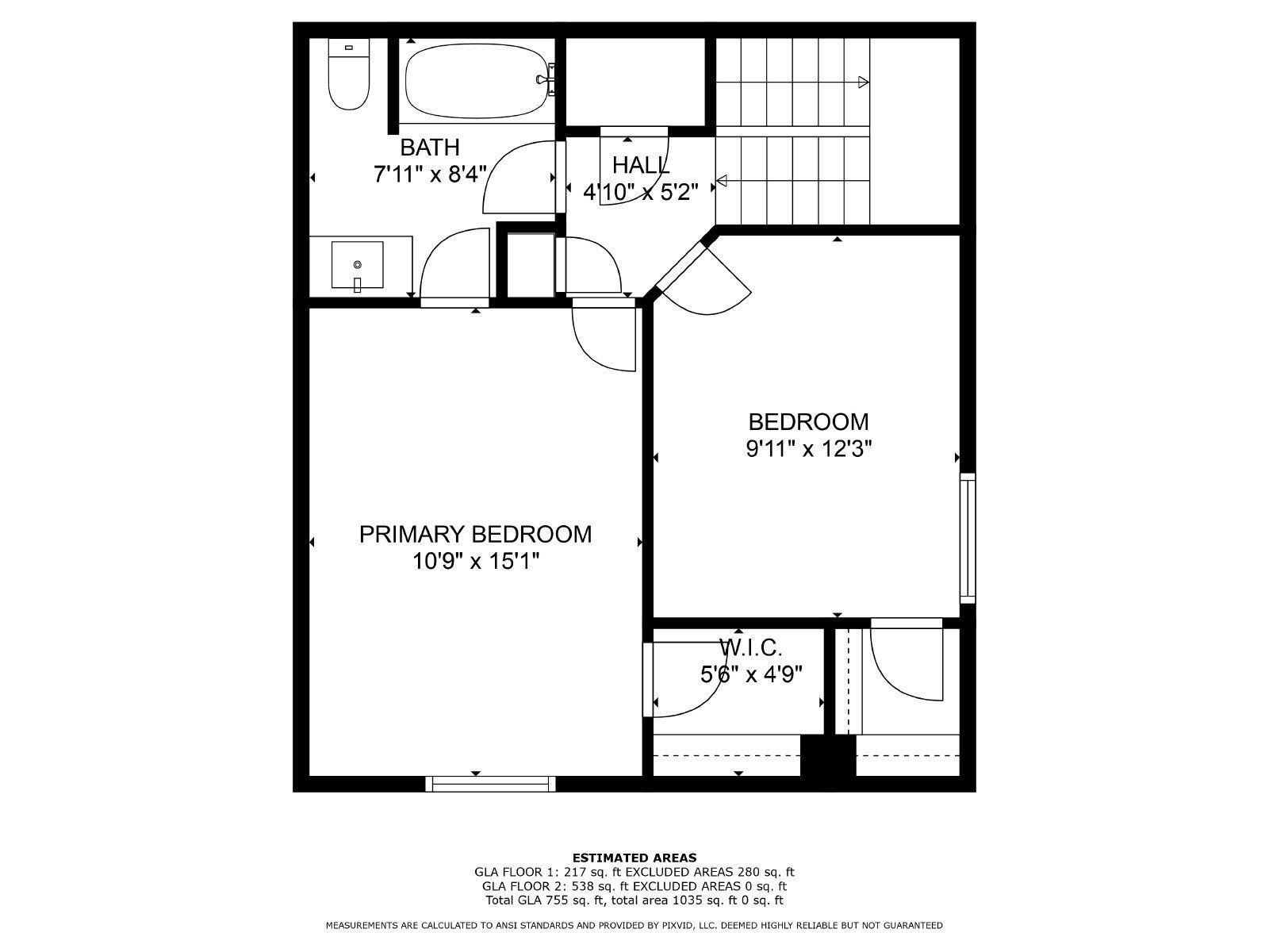 Freshly Painted 2-Bedroom Townhome with Fireplace, Hardwood Floors, and Central A/C Near Peterson SFB property image