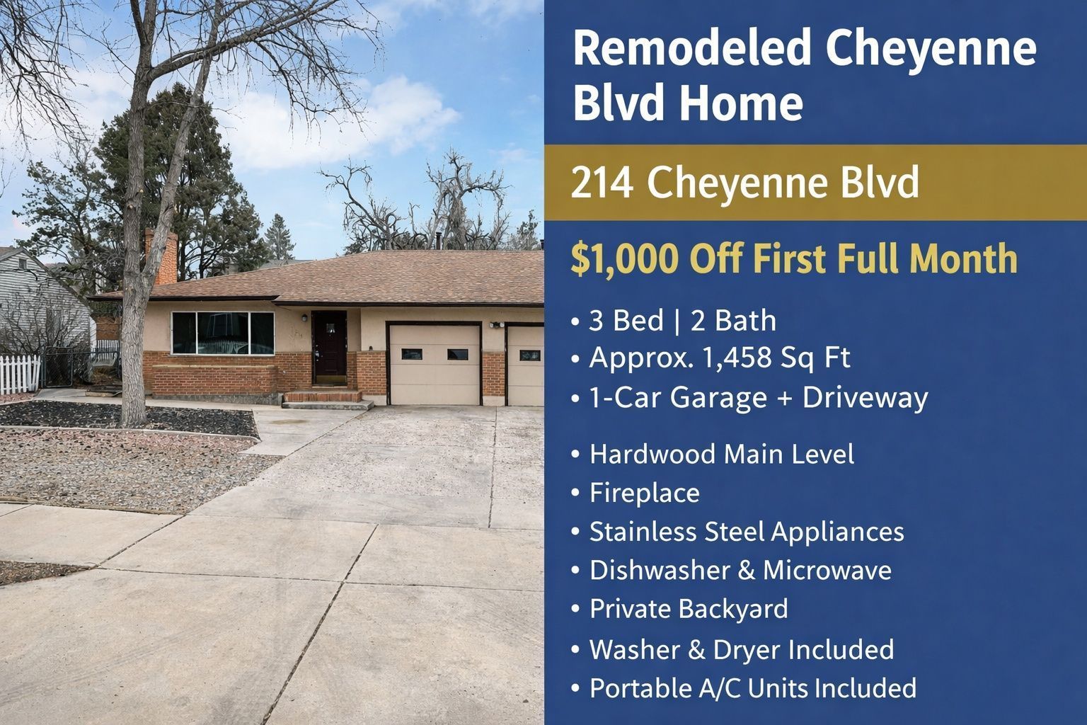 Fully Remodeled Cheyenne Blvd Home with Private Yard | December & January Rent Free property image