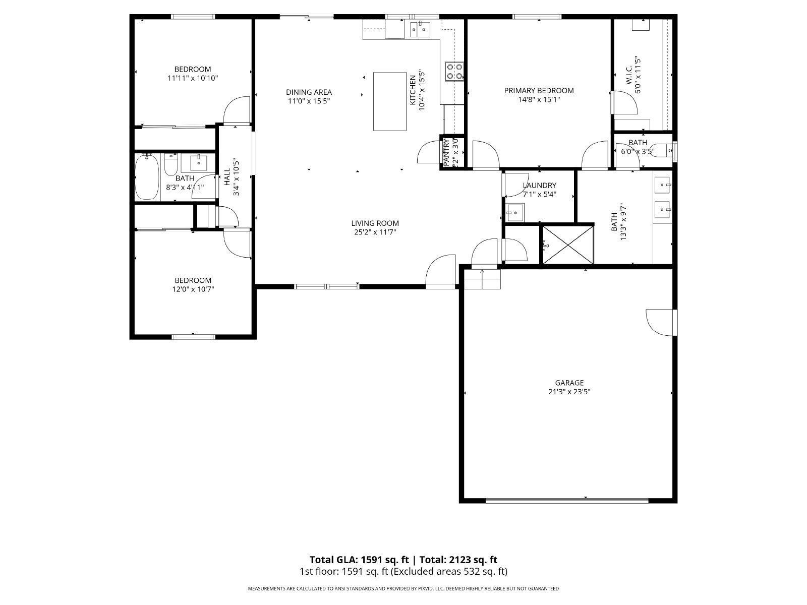 Spacious New Construction Ranch Home with Modern Finishes in Pueblo West property image