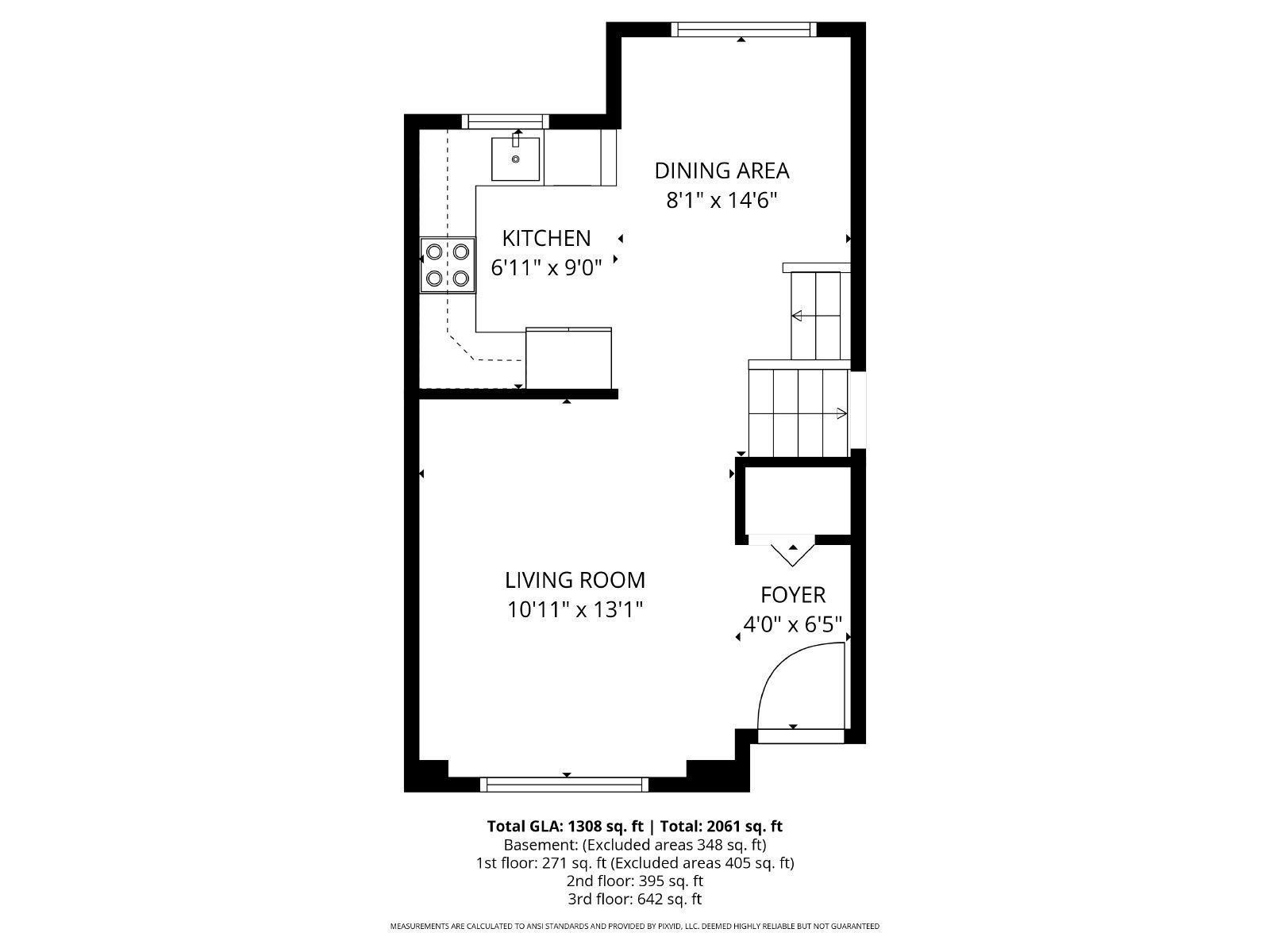 Spacious Four-Level Home with Fireplace, Finished Basement, and Walkout Backyard in Fountain property image