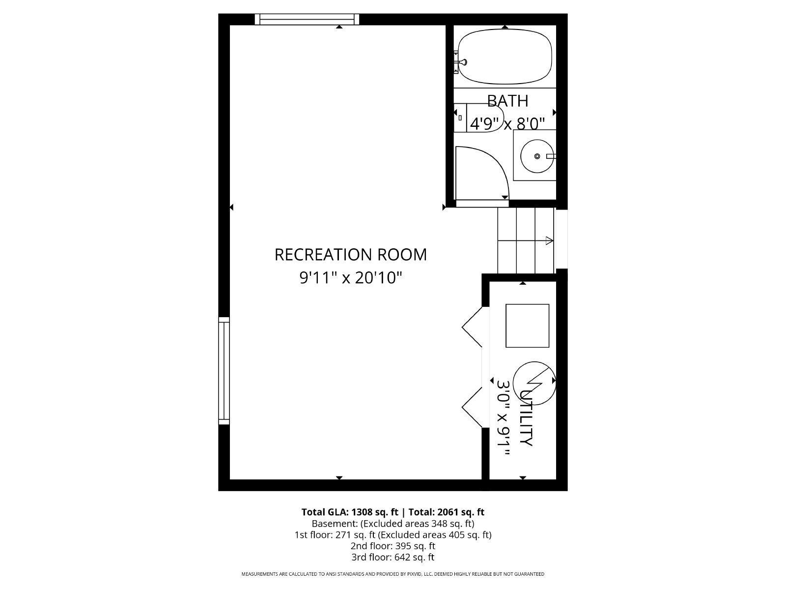 Spacious Four-Level Home with Fireplace, Finished Basement, and Walkout Backyard in Fountain property image