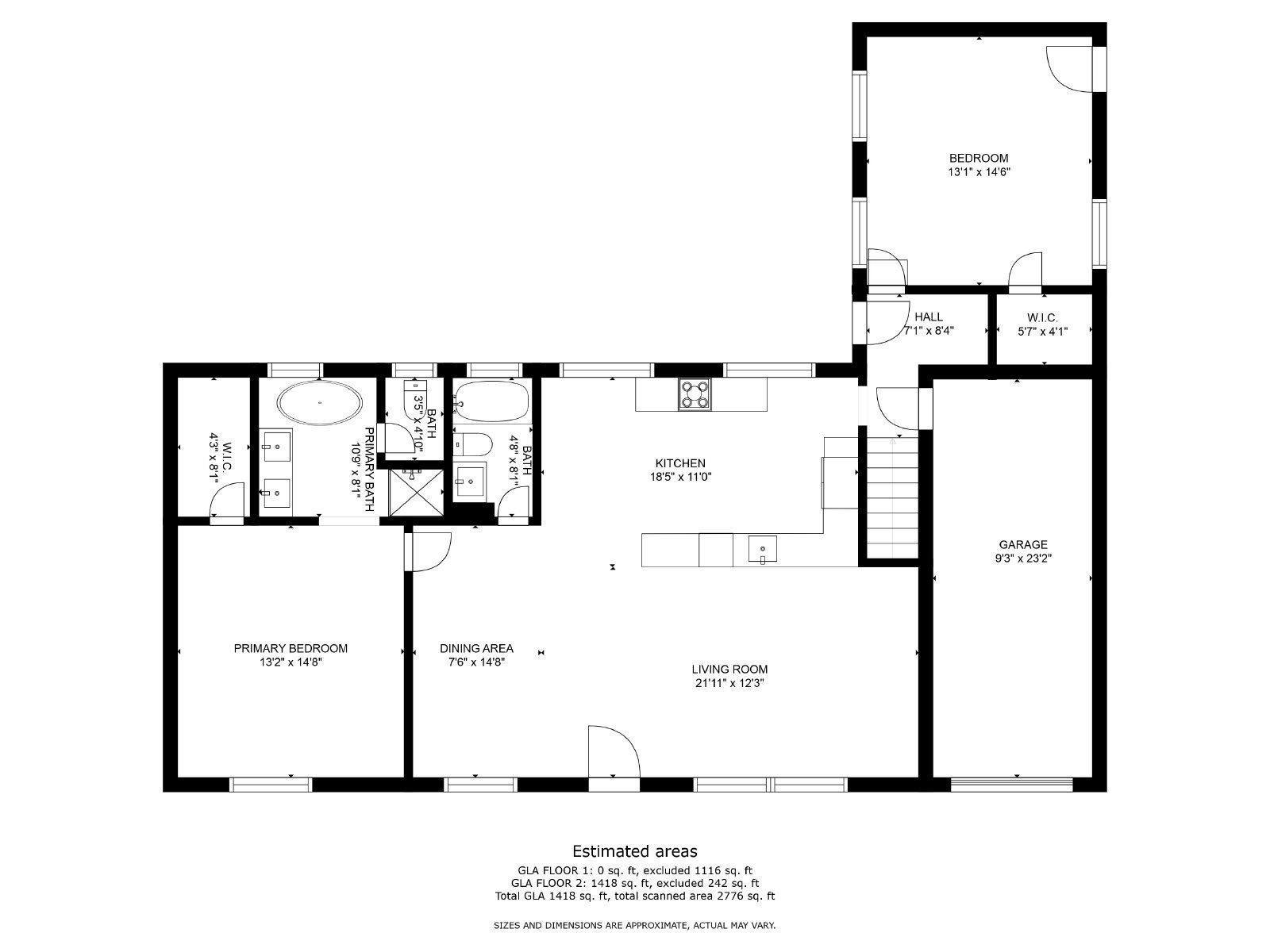 Spacious West Side Home with Modern Kitchen, Fenced Yard, and Garage Parking in Colorado Springs property image