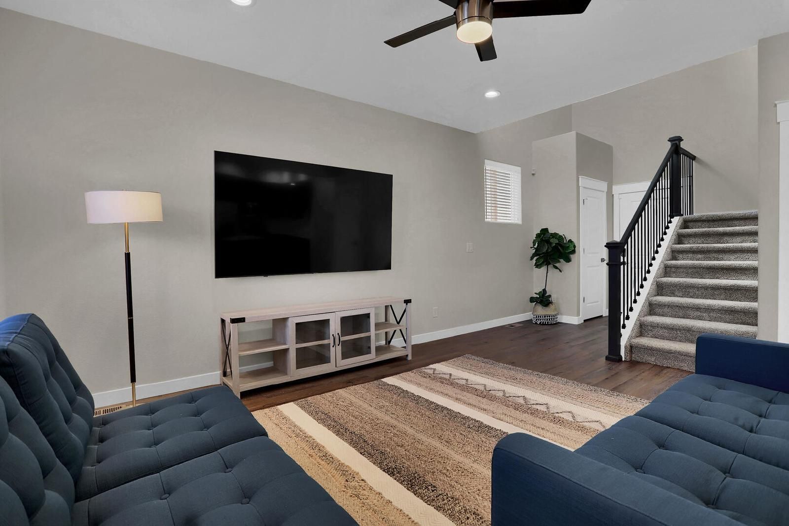 Spacious 3-Bedroom Townhome with Quartz Kitchen and Attached 2-Car Garage Near Peterson Space Force Base property image
