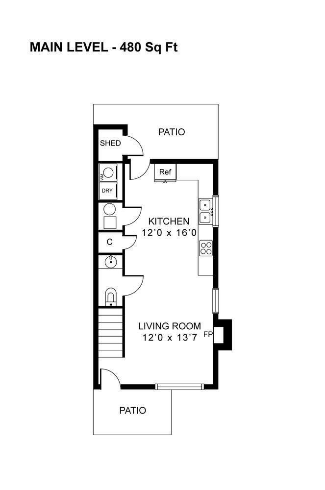 Beautifully Updated 2-Bedroom End-Unit Townhome Near Peterson Space Force Base property image