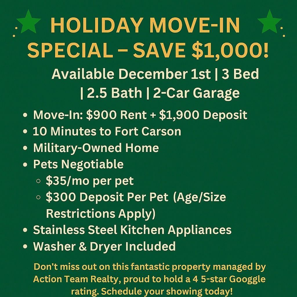 Available December 1st – Holiday Move-In Special! // 965 Evening Star Court | Available Now | 1,309 Sq Ft | 3 Bed | 2.5 Bath | 2-Car Garage property image